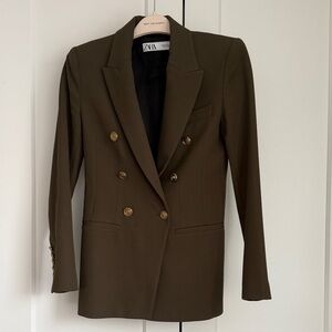 Zara Women's Green Blazer